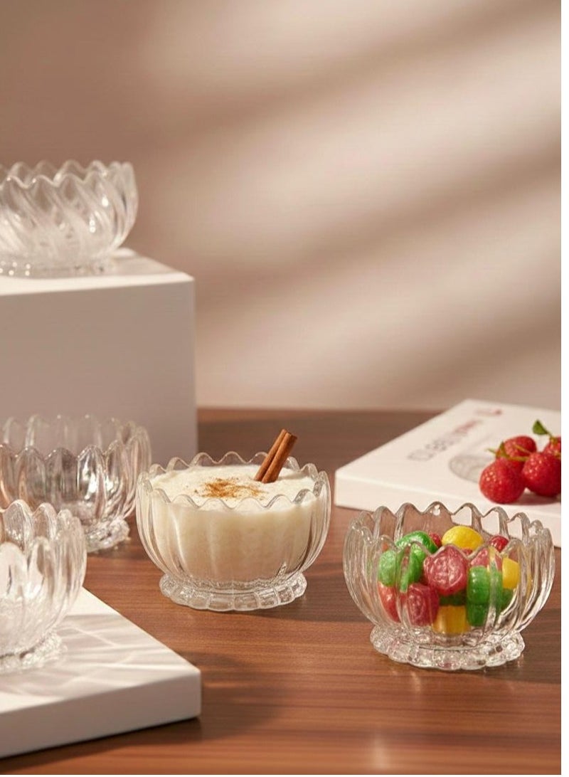 طقم بولات زجاجية 6 قطع